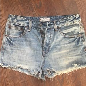 Free People Jean Shorts